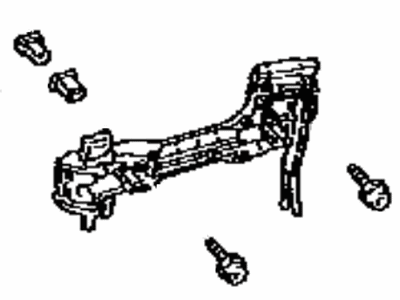 Lexus 69203-48040 Frame Sub-Assy, Rear Door Outside Handle, RH