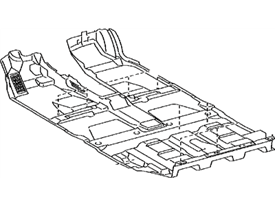 Lexus 58510-6AG30-C2 Carpet Assembly, Floor