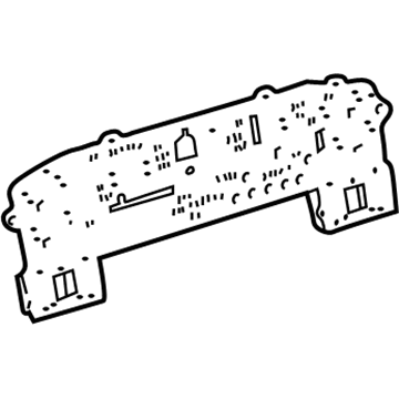 Lexus 83861-6A851 Plate Sub-Assy, Combination Meter Circuit, NO.1