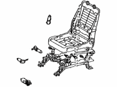 Lexus 71110-0E031 Frame Assy, Front Seat W/Adjuster, RH