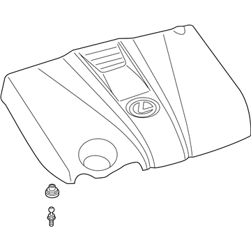 Lexus 11209-0P140 V-Bank Cover Sub-Assembly