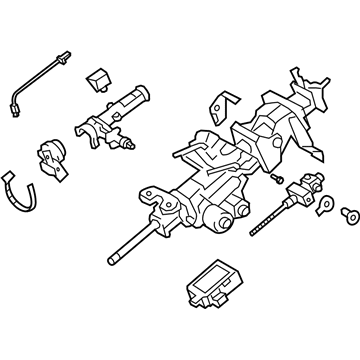 Lexus 45810-24030 Gear Assy, Tilt Steering, W/Motor