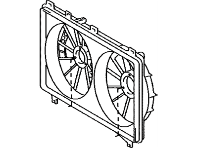 Lexus 16711-31330 Shroud, Fan