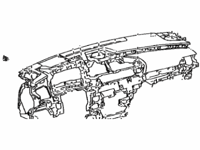 Lexus 55400-33010-E0 Pad Assembly, Instrument