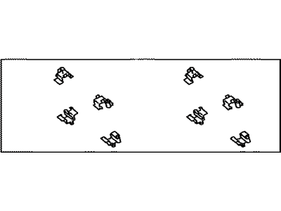 Lexus 04948-12070 Fitting Kit, Disc Br