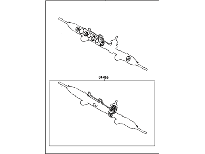 Lexus 04445-48010 Gasket Kit, Power Steering Gear(For Rack & Pinion)