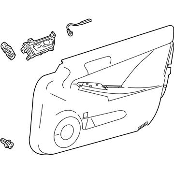 Lexus 67620-53670-27 PANEL ASSY, FR DOOR