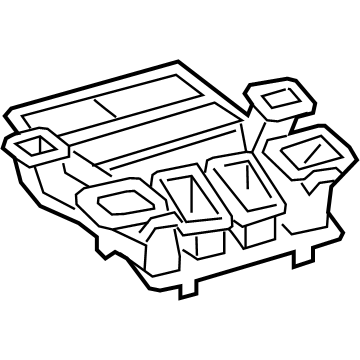 Lexus 55990-76030 Nozzle Assembly, DEFROST