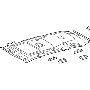 Lexus 63311-60540-B0 Headlining, Roof