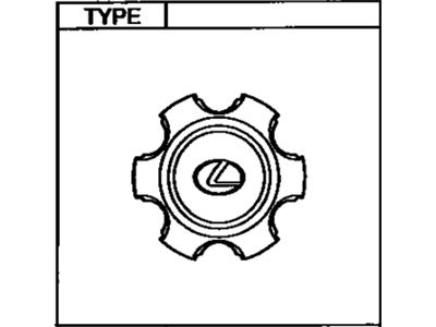 Lexus 42603-60221 Ornament Sub-Assy, Wheel Hub