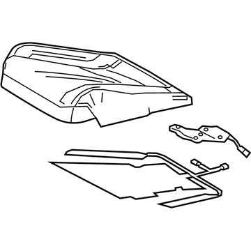 Lexus 71101-76040-D3 Seat Sub-Assembly FR RH