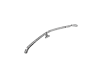 Lexus 62381-50010 Weatherstrip, Roof Side Rail, RH