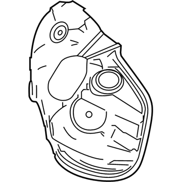 Lexus 17168-31130 INSULATOR, Exhaust M