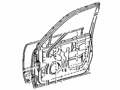 Lexus 67001-50040 Panel Sub-Assy, Front Door, RH