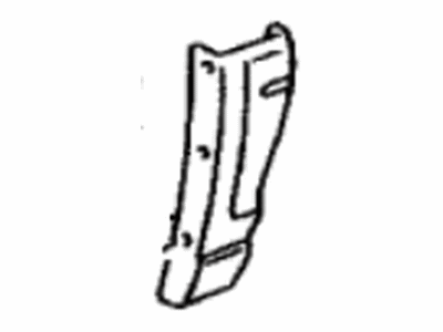 Lexus 75612-48010-E2 Moulding, Front Fender, Outside LH