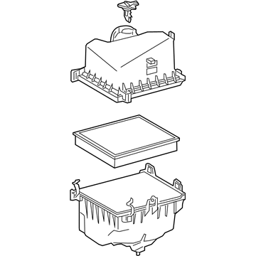 Lexus 17700-F0011 Cleaner Assembly, Air W