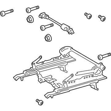 Lexus 72012-30140 Adjuster Sub-Assy, Front Seat, LH