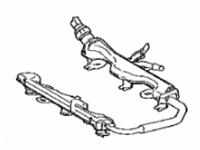 Lexus 23800-31040 Pipe Assembly, Fuel Deli