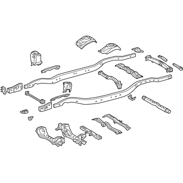 Lexus 51001-60V22 Frame Sub-Assembly