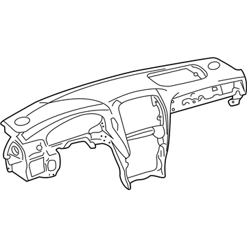 Lexus 55401-50904-B1 Pad Sub-Assy, Instrument Panel Safety