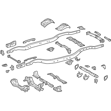 Lexus 51001-60J30 Frame Sub-Assembly