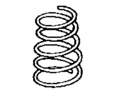 Lexus 48231-48360 Spring, Coil, Rear