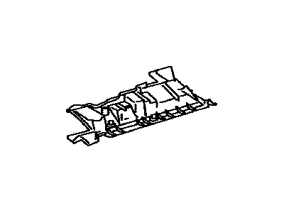 Lexus 55606-30231 Cover Sub-Assy, Instrument Panel Under, NO.1