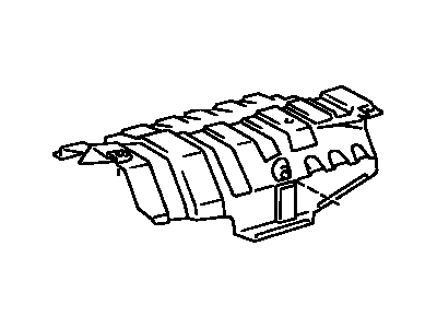 Lexus 58327-33020 Insulator, Main Muffler Heat