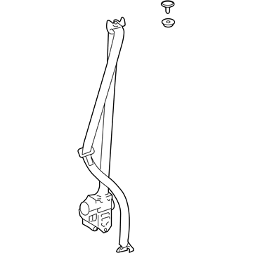 Lexus 73210-48590-J0 BELT ASSY, FR SEAT