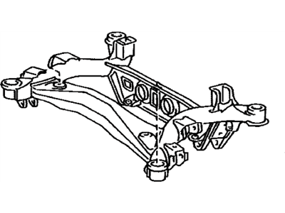 Lexus 51206-30060 Member Sub-Assy, Rear Suspension