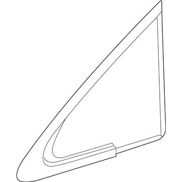 Lexus 62120-75020 Window Assy, Front Side Fix, LH