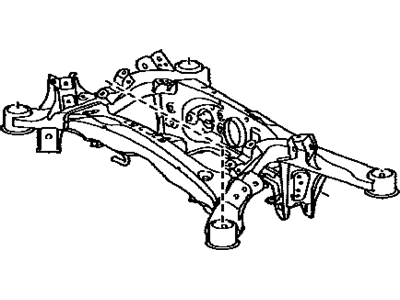 Lexus 51206-0E120 CROSSMEMBER Sub-Assembly