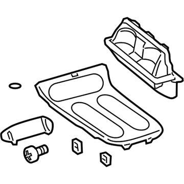 Lexus 58804-24040-A0 Panel Sub-Assy, Console, Upper