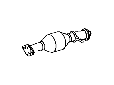 Lexus 17420-31290 Exhaust Center Pipe Assembly