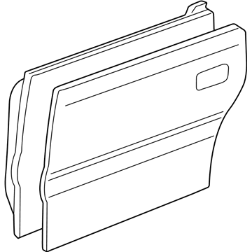 Lexus 67003-33070 Panel Sub-Assy, Rear Door, RH