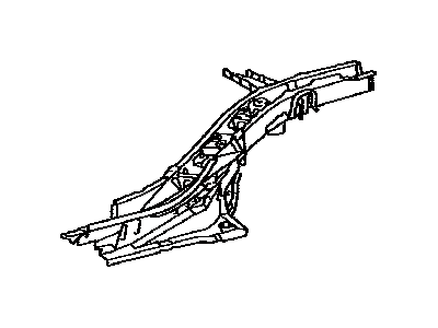 Lexus 57602-12A10 Member Sub-Assy, Rear Floor Side, LH