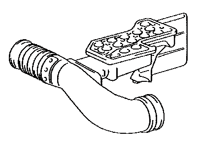 Lexus 17875-50240 Pipe, Intake Air Connector