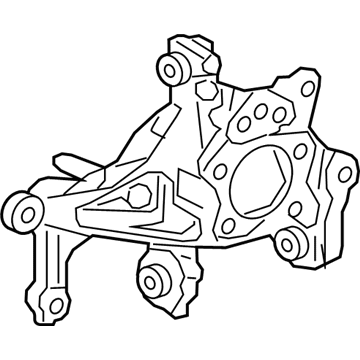 Lexus 42305-06270 Carrier Sub-Assembly, RR