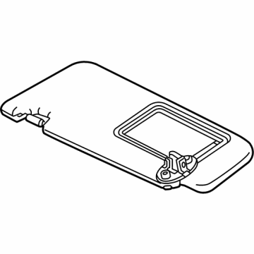 Lexus 74310-78101-E0 VISOR ASSY, RH