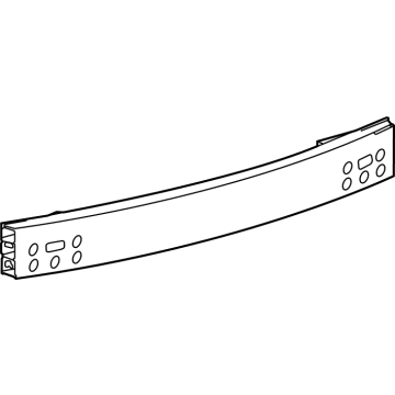 Lexus 52019-24020 Bar Sub-Assembly, RR BUM