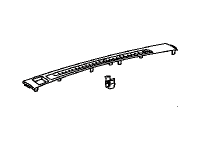 Lexus 55981-75010-C0 Garnish, Defroster Nozzle, NO.1