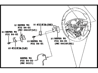 Lexus 45100-48631-C2 Steering Wheel Assembly