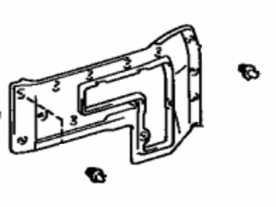 Lexus 62520-60040-E0 Panel Assy, Quarter Trim, Front LH