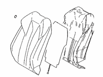 Lexus 71401-06010-C4 BACK SUB-ASSY, FR SE