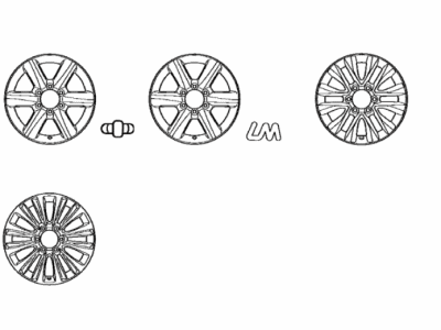 Lexus 42611-60B90 Wheel, Disc