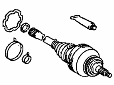 Lexus 42370-59036 Shaft Assy, Rear Drive Outboard Joint, RH