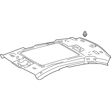 Lexus 63310-06F20-A0 HEADLINING Assembly, ROO