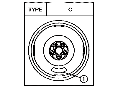 Lexus 42611-33881 Wheel, Disc