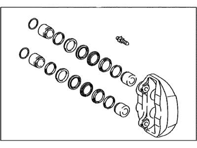 Lexus 47750-50200 Driver Disc Brake Cylinder Assembly