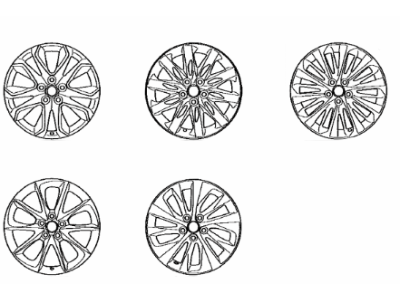 Lexus 42611-50850 Wheel, Disc